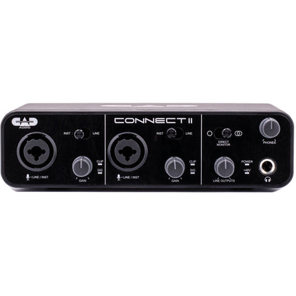 CAD CX2 Connect II Interfaz de Audio USB 2x2 Preamplificadores 48V Phantom