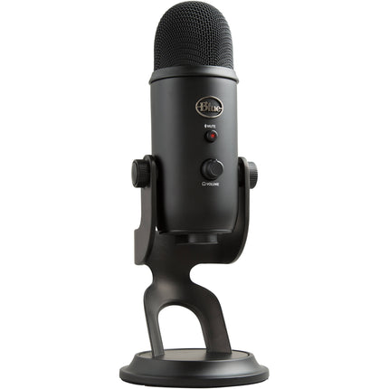 Blue Yeti Micrófono USB Blackout Calidad 48 kHz 16-Bit Incluye Stand y Cable USB
