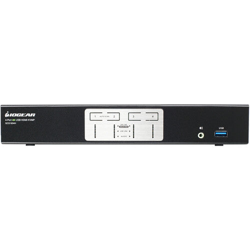 IOGEAR GCS1934H Switch KVMP 4 Puertos HDMI 4096x2160 60Hz Cables Incluidos