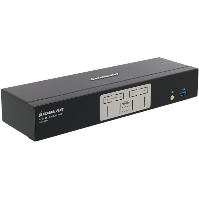 IOGEAR GCS1934H Switch KVMP 4 Puertos HDMI 4096x2160 60Hz Cables Incluidos