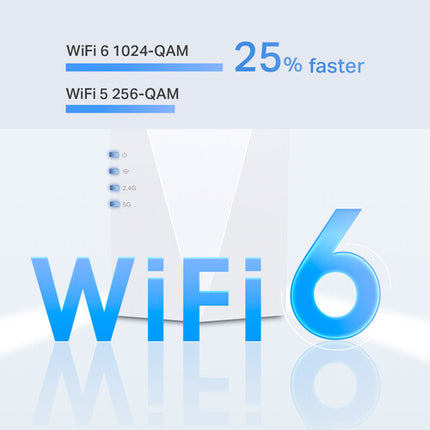 TP-Link RE600X AX1800 Extensor de Red Wi-Fi 6 Dual Band 1775 Mb/s Gigabit