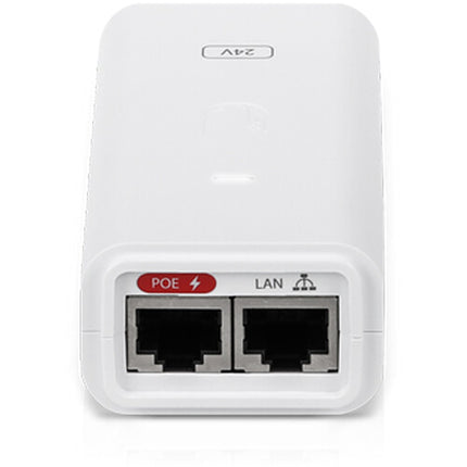 Ubiquiti POE-24-12W-WH Inyector PoE 24 VDC 12W Blanco con Cable de Poder