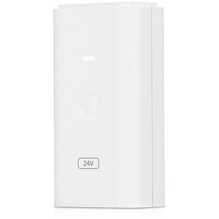 Ubiquiti POE-24-12W-WH Inyector PoE 24 VDC 12W Blanco con Cable de Poder