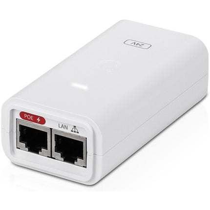 Ubiquiti POE-24-12W-WH Inyector PoE 24 VDC 12W Blanco con Cable de Poder
