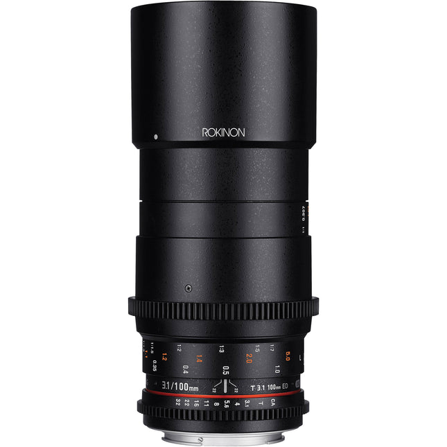 Rokinon 100mm T3.1 Lente Macro Cine para Canon EF Montura con Cobertura Full-Frame y Filtro 67mm