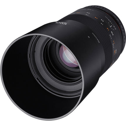 Rokinon 100mm f/2.8 Objetivo Macro para Canon EF con 1:1 de aumento y apertura f/2.8 a f/32