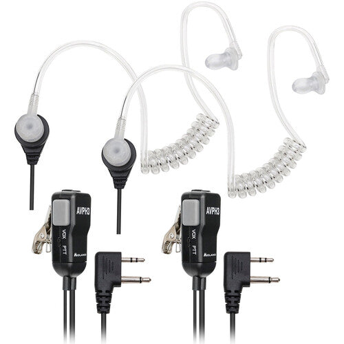 Midland AVP-H3 Auriculares de Vigilancia In-Ear con VOX y PTT