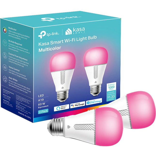 TP-Link KL135 Bombilla LED Inteligente Wi-Fi Multicolor 1000 lúmenes 2 unidades