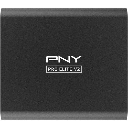 PNY 1TB Pro Elite V2 SSD portátil USB Tipo-C 1100 MB/s aluminio