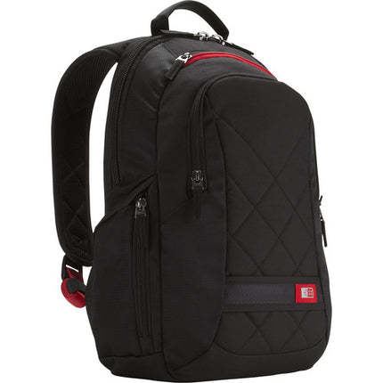 Case Logic Mochila para Laptop 14 Pulgadas Negra Resistente a Rayones Con Panel Organizativo
