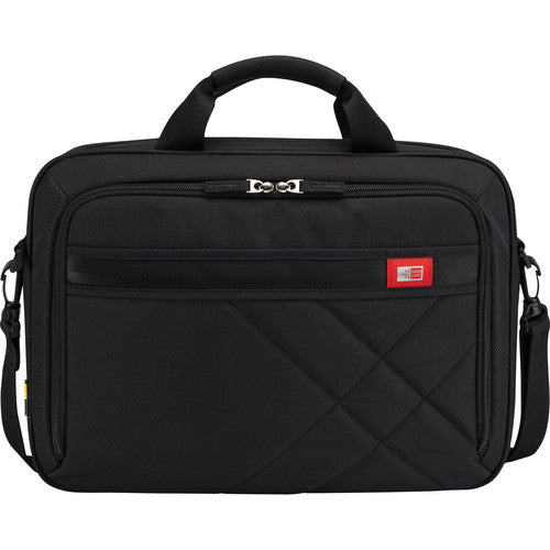 Case Logic DLC-117 Funda para portátil y tablet 17.3" y 10.1" con correa ajustable negra