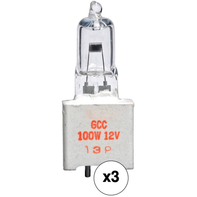 Impact GCC lámpara halógena 100W 12V 3300K G5.3 base 3-pack