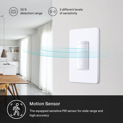 TP-Link KS200M Interruptor de Luz Inteligente Wi-Fi con Sensor de Movimiento y Detección Ambiental