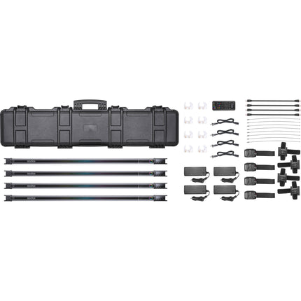 Godox TL120 RGB Tubo LED 4' Kit de 4 Luces Control Remoto 164'