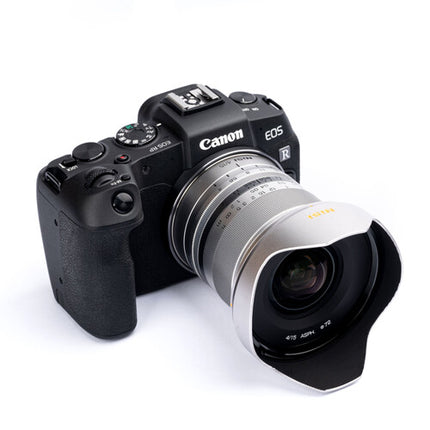 NiSi 15mm f/4 Sunstar ASPH Objetivo Full Frame para Canon RF Plata incluye tapas y garantía