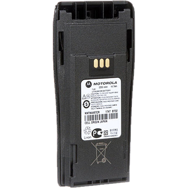 Batería Li-Ion 2250mAh 7.5V para Radios CP150 CP200 Motorola NNTN4497DR