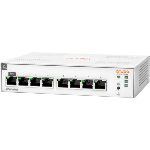 HPE Networking Instant On 1830 JL810A Switch Gestionado 8 Puertos Gigabit 16 Gb/s PoE