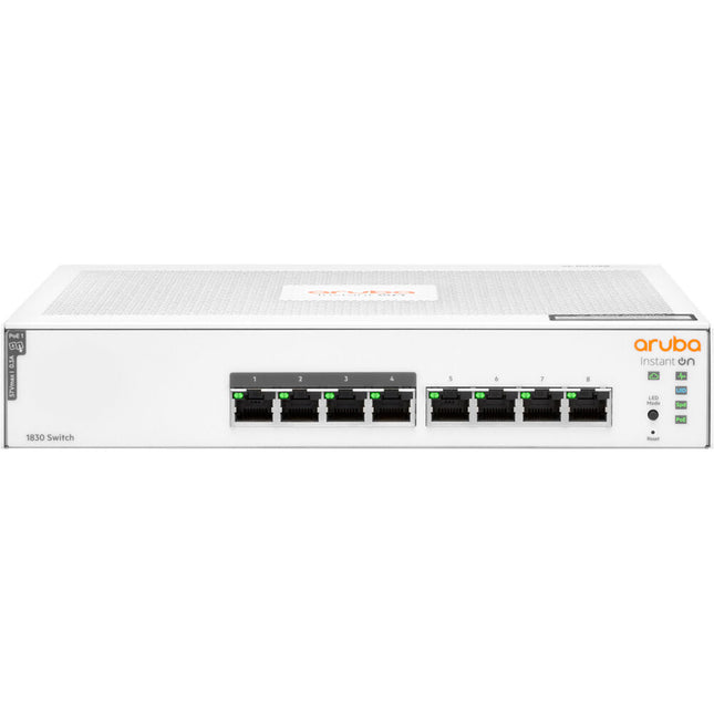 HPE Networking Instant On 1830 JL811A Switch gestionado 8 puertos Gigabit PoE+ 65W