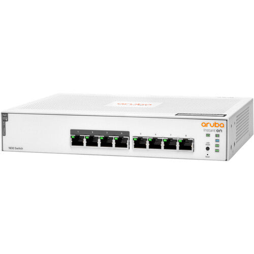HPE Networking Instant On 1830 JL811A Switch gestionado 8 puertos Gigabit PoE+ 65W