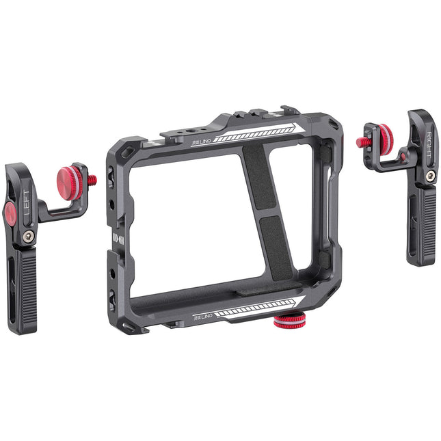 Ulanzi Lino Soporte metálico para smartphone con asas ajustables 5.4 a 6.7 pulgadas