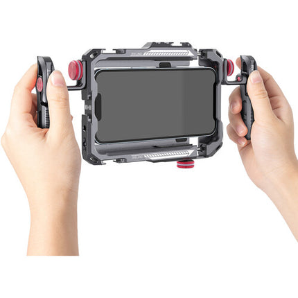Ulanzi Lino Soporte metálico para smartphone con asas ajustables 5.4 a 6.7 pulgadas