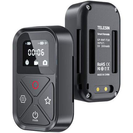 TELESIN Mando Bluetooth para GoPro HERO10 9 8 MAX 360 Alcance 80m Duración 10h