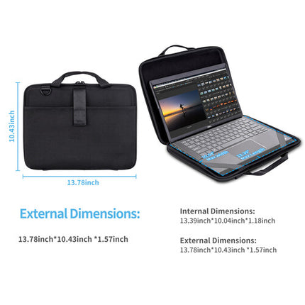 TechProtectus Funda para Portátil 11.6-13" EVA Acolchado y Correa Ajustable