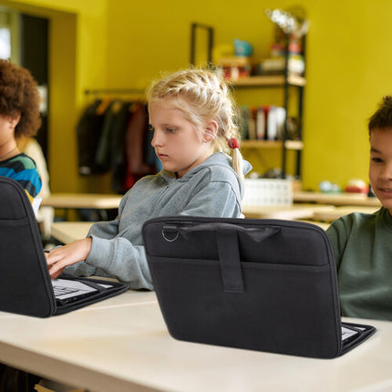 TechProtectus Funda para Portátil 13-15 Pulgadas con Bolsillo y Correa Desmontable