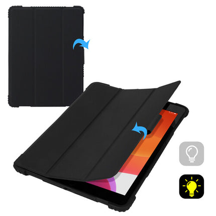 TechProtectus Funda Protectora Folio para iPad mini 8.3" 6ta Gen Negra con Soporte Tri-Fold y Soporte para Apple Pencil