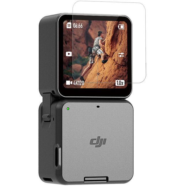 TELESIN Protector de Pantalla y Lentes para DJI Action 2 2 Lentes 4 Pantallas