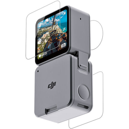 TELESIN Protector de Pantalla y Lentes para DJI Action 2 2 Lentes 4 Pantallas