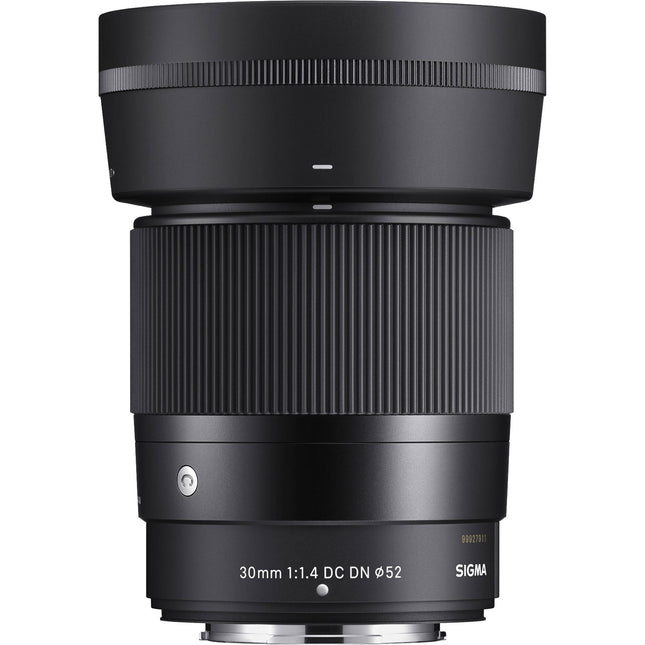 Sigma 30mm f1.4 DC DN Objetivo APS-C Diafragma f1.4 a f16 52mm Kit Completo