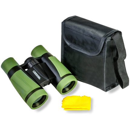 Carson HU-530 Hawk Binoculares infantiles 30 mm enfoque central goma antideslizante