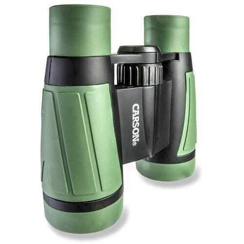 Carson HU-530 Hawk Binoculares infantiles 30 mm enfoque central goma antideslizante