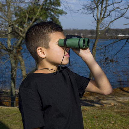 Carson HU-530 Hawk Binoculares infantiles 30 mm enfoque central goma antideslizante