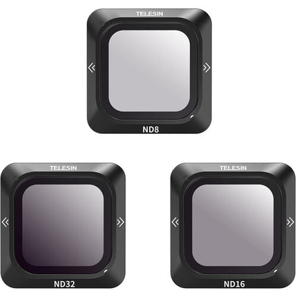 TELESIN Set de Filtros ND para DJI Action 2 ND8 ND16 ND32 con Montura Magnética