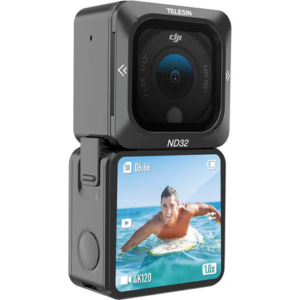 TELESIN Set de Filtros ND para DJI Action 2 ND8 ND16 ND32 con Montura Magnética