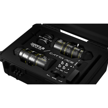 DZOFilm Catta Ace FF Lentes Zoom 35-80mm y 70-135mm T2.9 Kit Completo con Estuche de Seguridad