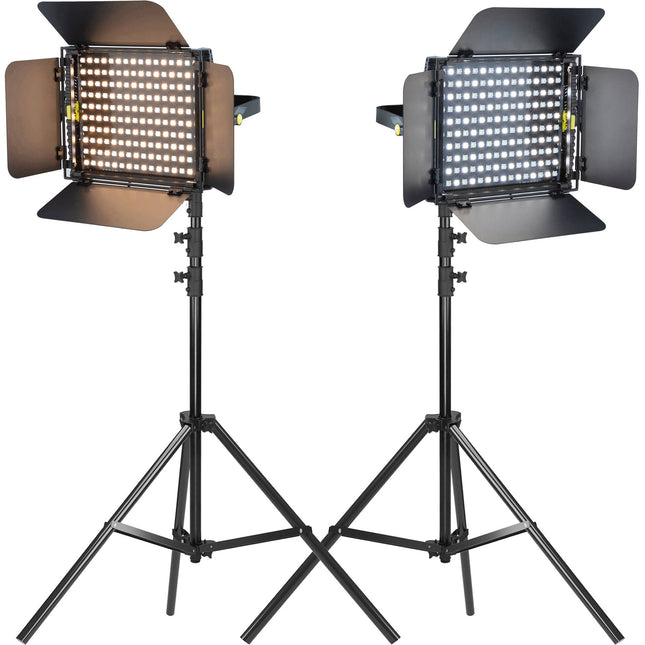 Angler 865BLED Sparta Kit de Iluminación Bicolor 2 Paneles 8 Pies