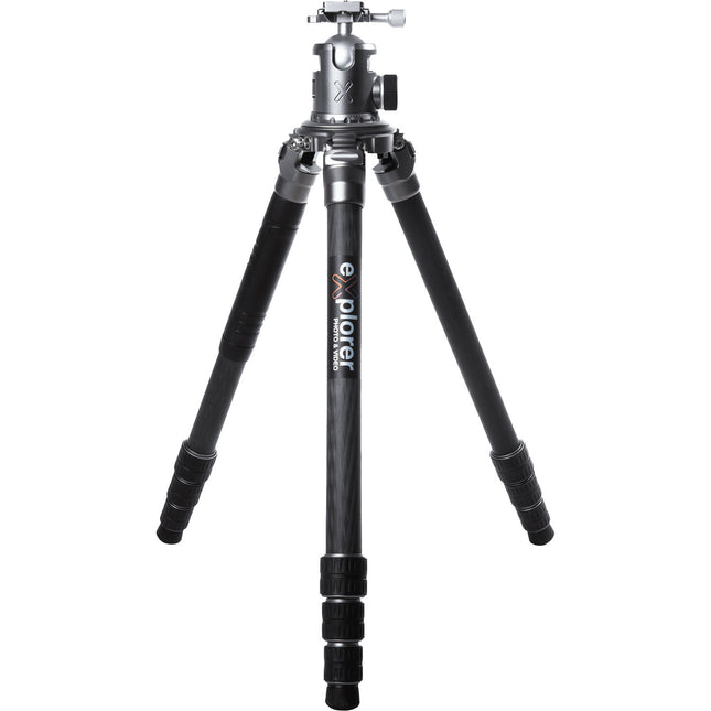 Explorer Photo & Video EX-ACROPROKIT Trípode de Fibra de Carbono Profesional 60.6" 57.3 lb Capacidad con Cabezal EX-XL