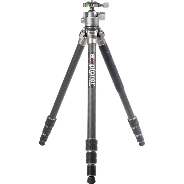 Explorer Photo & Video EX-EXP Tripode de Fibra de Carbono 50.4 Pulgadas 35.3 lb con Monopie y Cabezal BX-33