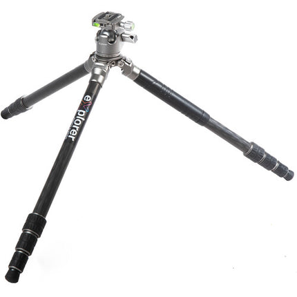 Explorer Photo & Video EX-EXP Tripode de Fibra de Carbono 50.4 Pulgadas 35.3 lb con Monopie y Cabezal BX-33