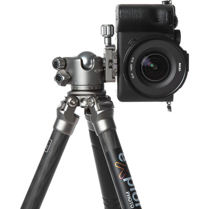 Explorer Photo & Video EX-EXP Tripode de Fibra de Carbono 50.4 Pulgadas 35.3 lb con Monopie y Cabezal BX-33