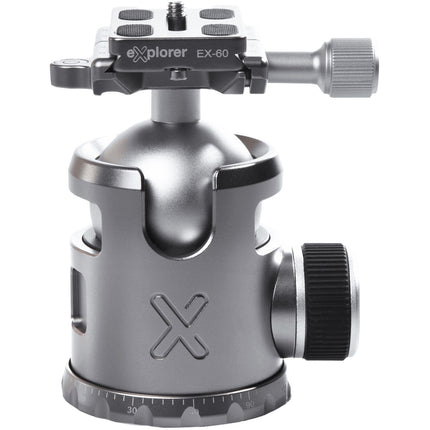 Explorer Photo & Video EX-XL Rótula esférica Extra Grande 40 kg capacidad con placa de liberación rápida Arca-Type