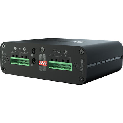 Allen & Heath DT22-M Interfaz Dante Entrada Salida 48 kHz 48V Phantom Power