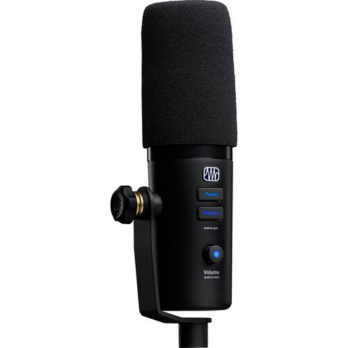 PreSonus Revelator Micrófono Dinámico USB para Streaming con Audio 24-Bit 96kHz