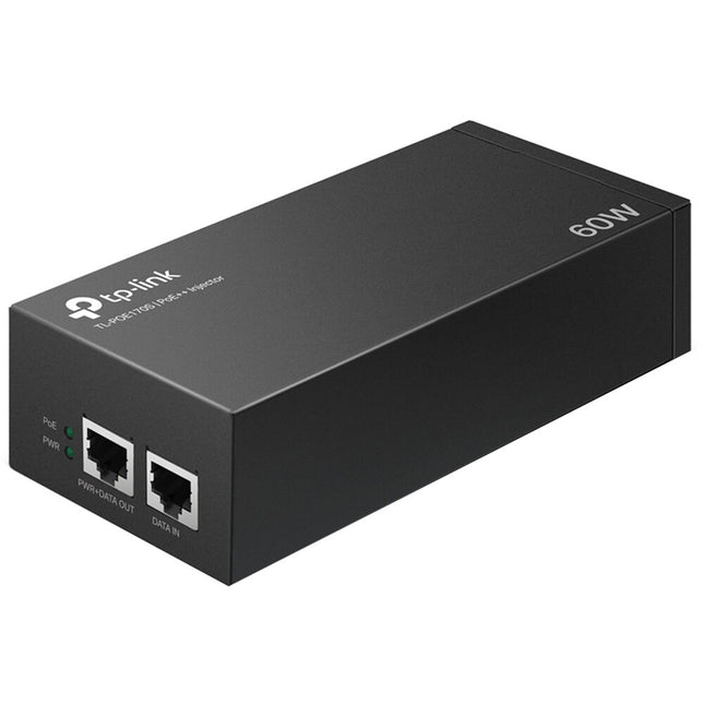 TP-Link TL-POE170S Inyector PoE++ 60W 2 Puertos Gigabit Negro