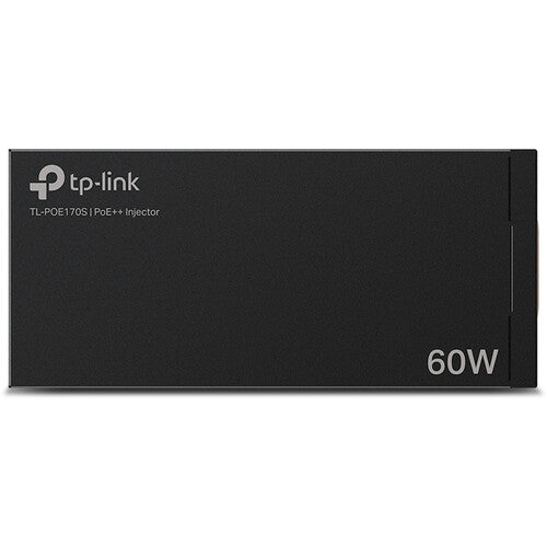 TP-Link TL-POE170S Inyector PoE++ 60W 2 Puertos Gigabit Negro