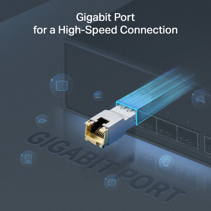 TP-Link TL-SM331T Módulo SFP RJ45 1000BASE-T 1.25 Gb/s 100 m