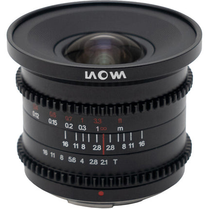 Venus Optics Laowa Zero-D Cine 6mm T2.1 Lente Cine MFT Ángulo 122° Estuche